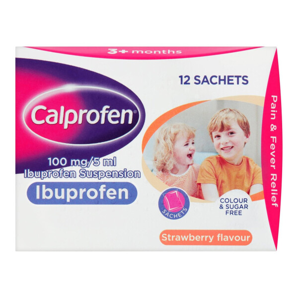 Calprofen Ibuprofen Suspension Sachets 