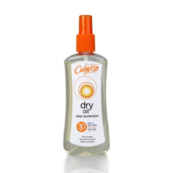 Calypso Sun Protection Dry Oil Wet Skin SPF 30