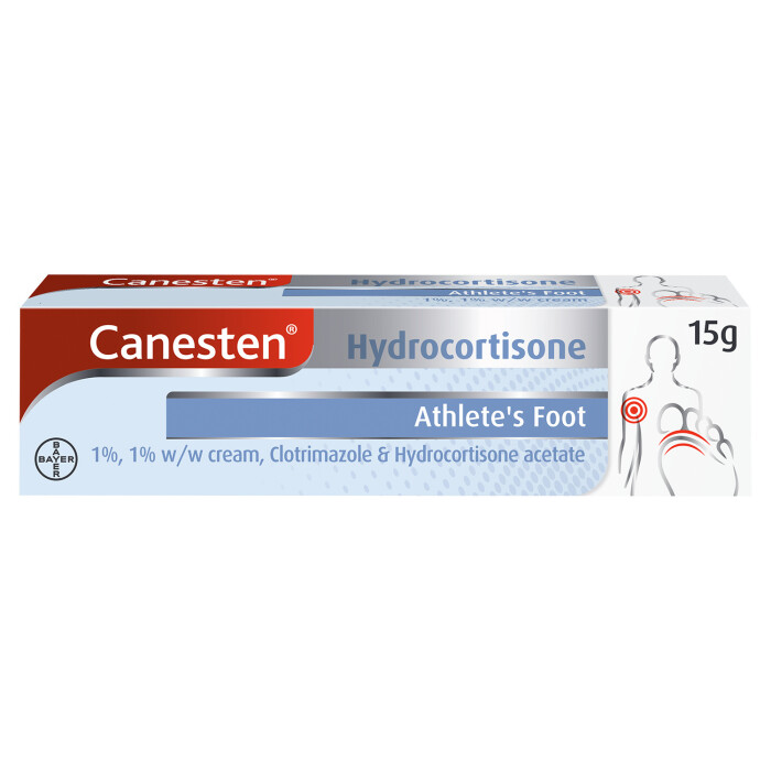 Image of Canesten Hydrocortisone Anti Fungal Foot Cream