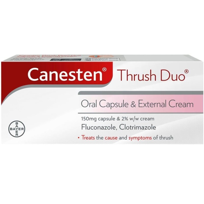Canesten Thrush Oral Capsule & External Cream Duo