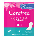 Carefree Cotton Feel Unscented Pantyliners
