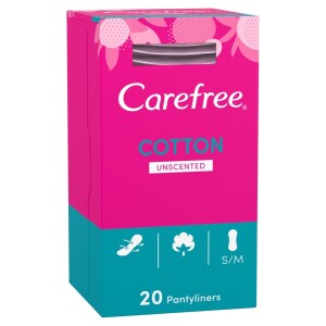 Carefree Cotton Unscented Pantyliners