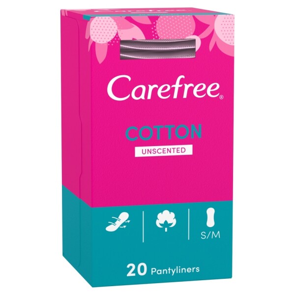 Carefree Cotton Unscented Pantyliners