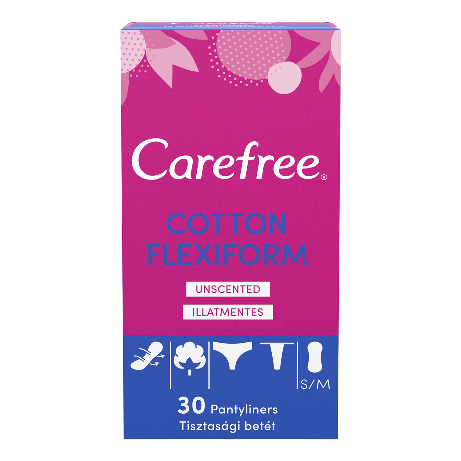 Carefree Flexiform Unscented Pantyliners