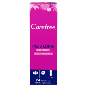 Carefree Plus Long Light Scent Pantyliners