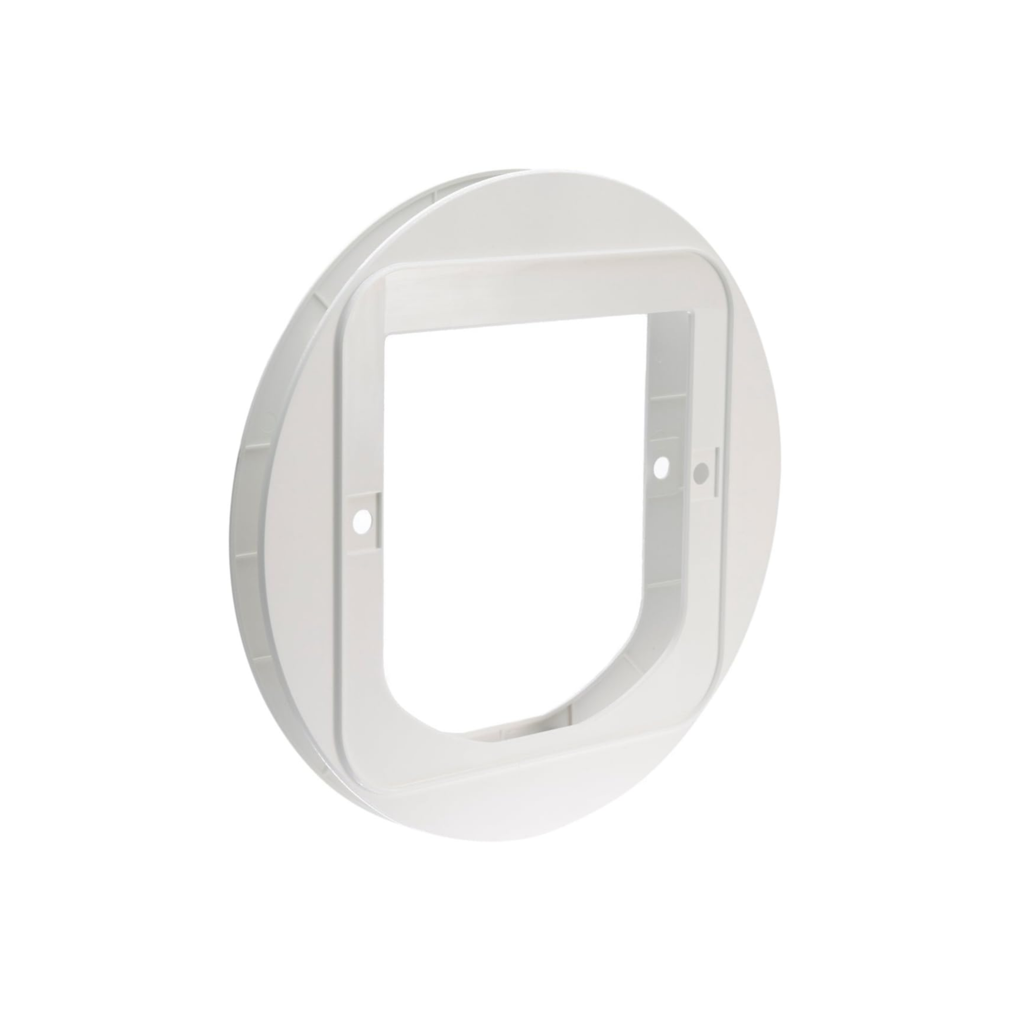 Cat Flap Mounting Adaptor - White