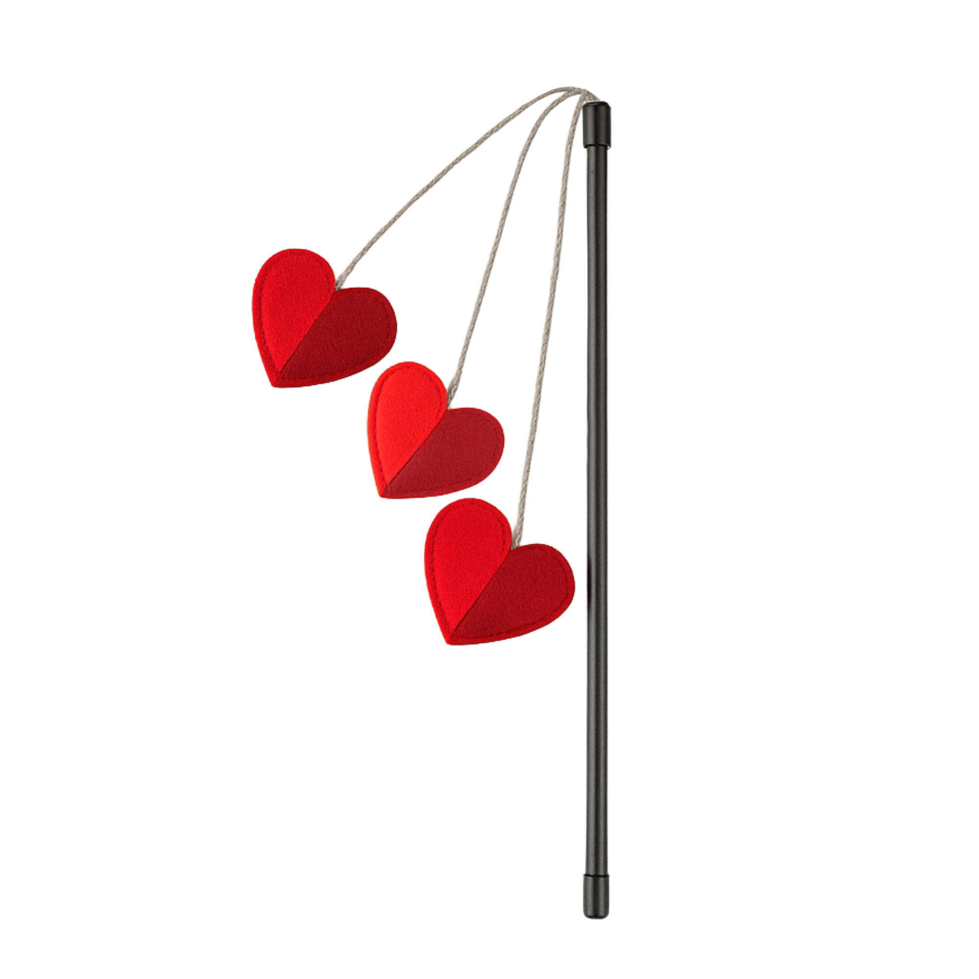 Cath Kidston Hearts & Roses 3 Hearts Cat Teaser Toy