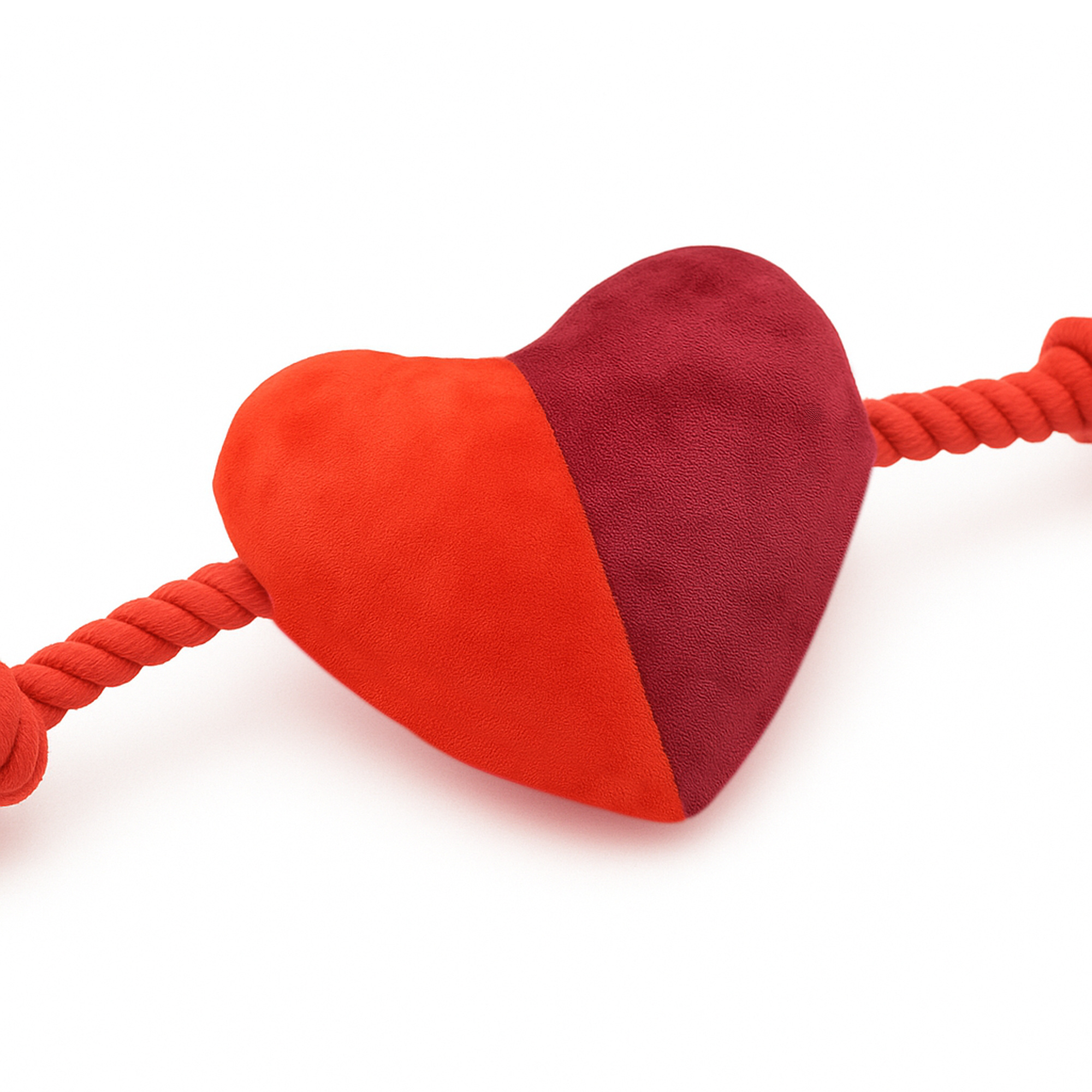 Cath Kidston Hearts & Roses Plush & Rope Dog Toy