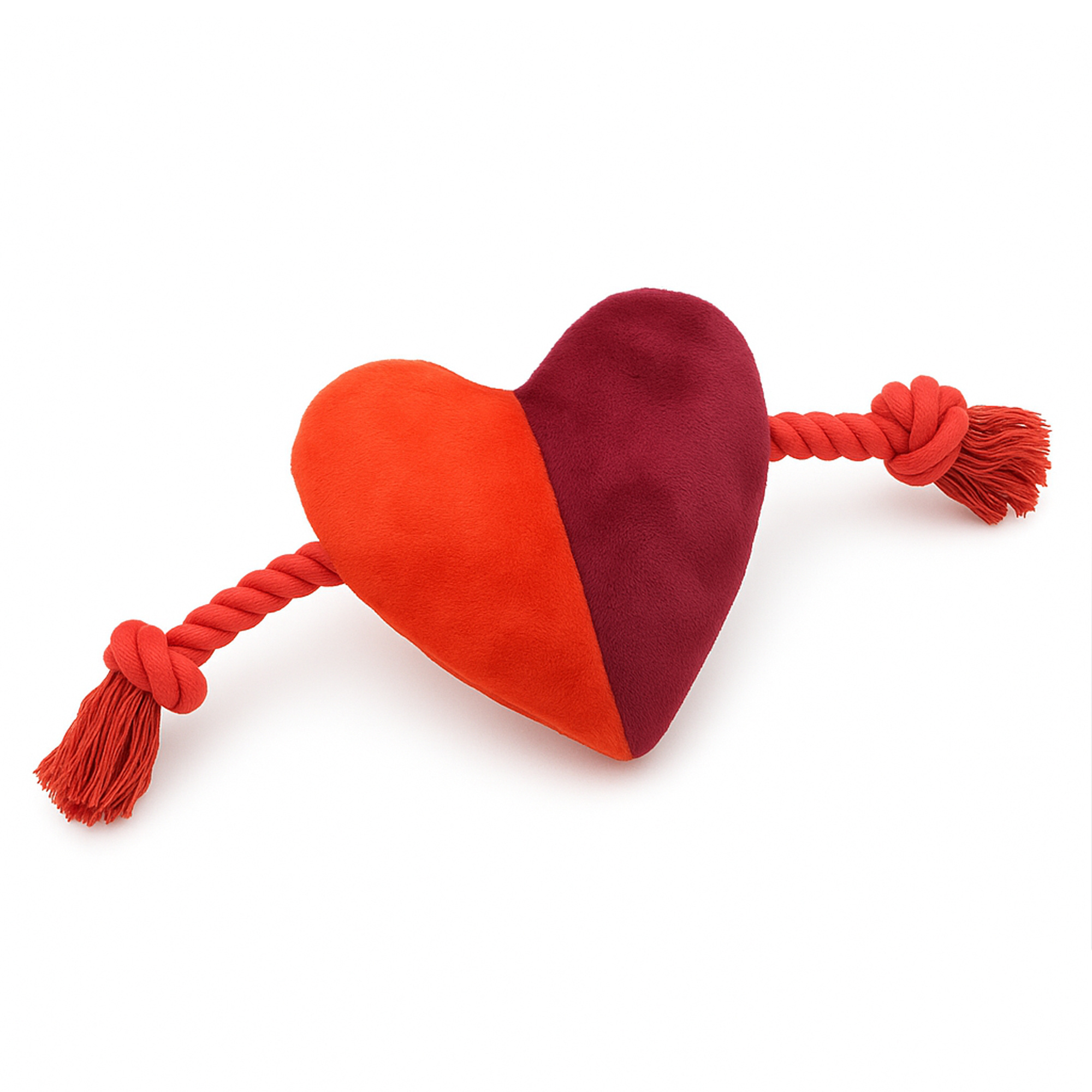 Cath Kidston Hearts & Roses Plush & Rope Dog Toy