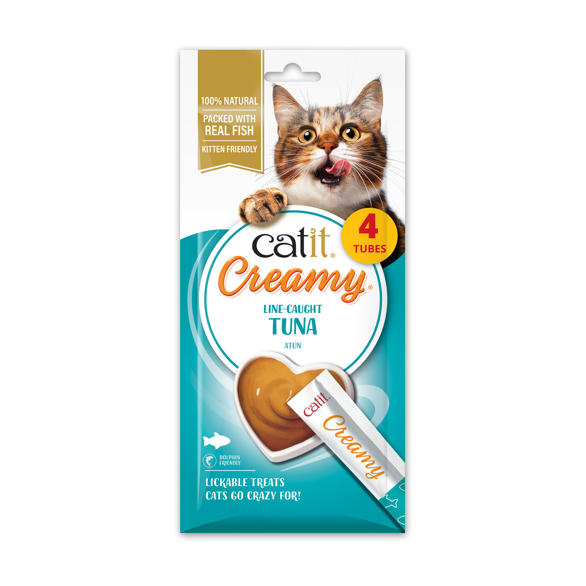 Catit Creamy Cat Treats Tuna 4 x 10g