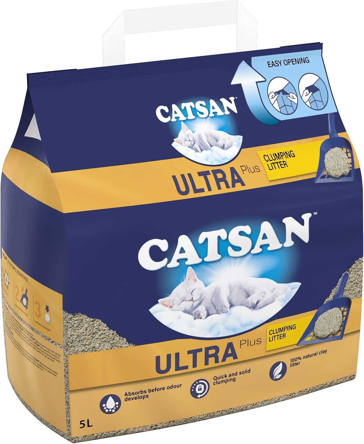 Catsan Ultra Clumping Odour Control Cat Litter 5L