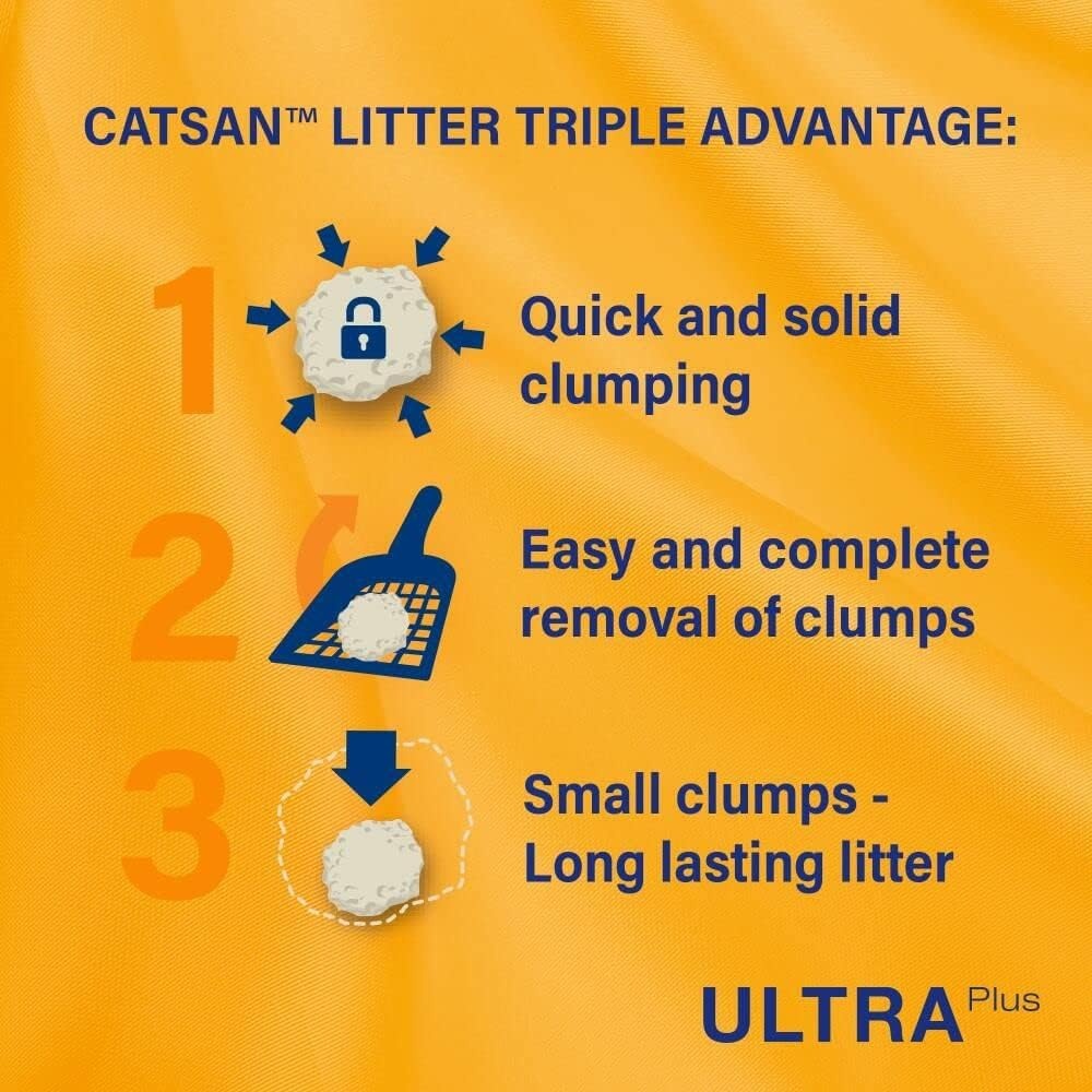 Catsan Ultra Clumping Odour Control Cat Litter 5L