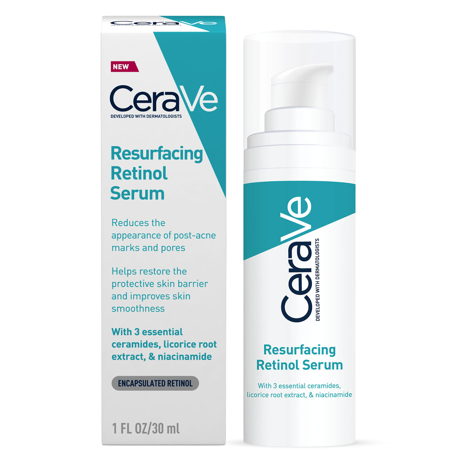 CeraVe Resurfacing Retinol Serum for Blemish-Prone Skin