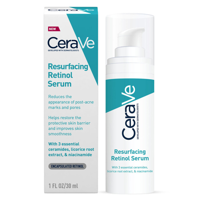 Image of CeraVe Resurfacing Retinol Serum for Blemish-Prone Skin