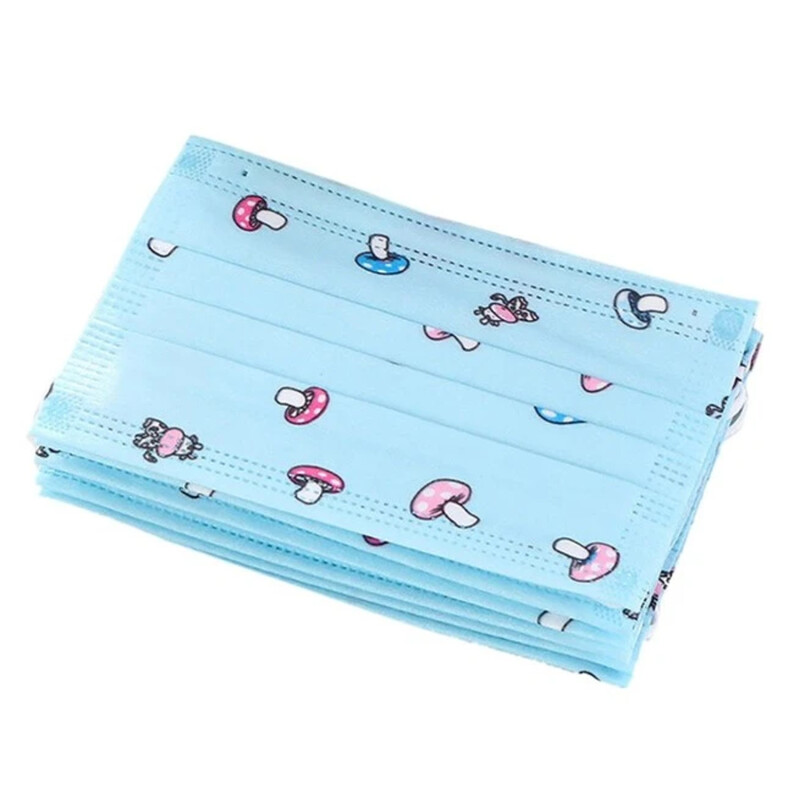 Disposable Childrens Patterned Face Coverings