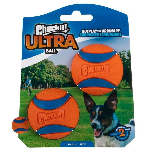 Chuckit! Ultra Ball 2 Pack Small 4.8Cm Dog Toy