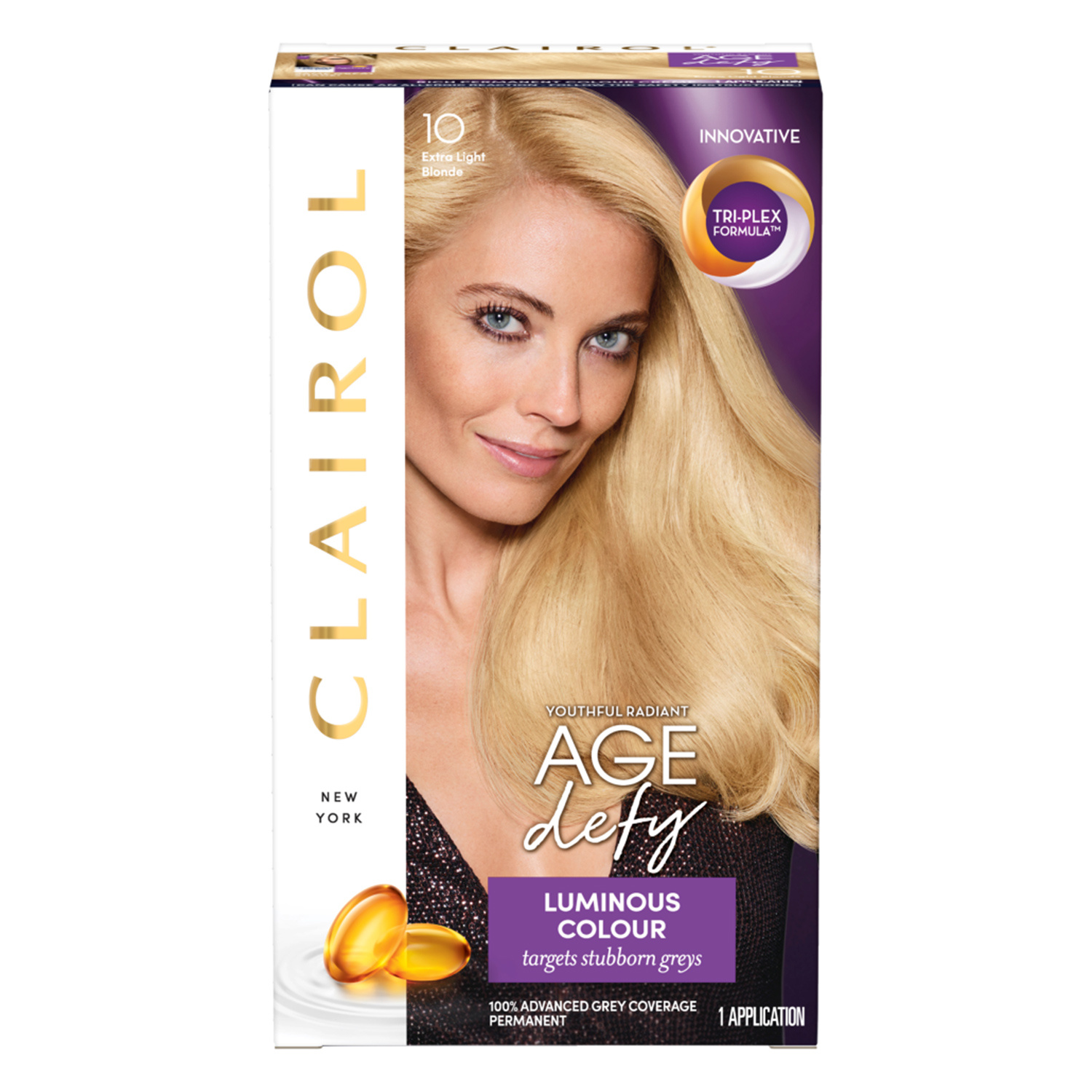 Click to view product details and reviews for Clairol Age Defy Hair Dye 10 Extra Light Blonde.