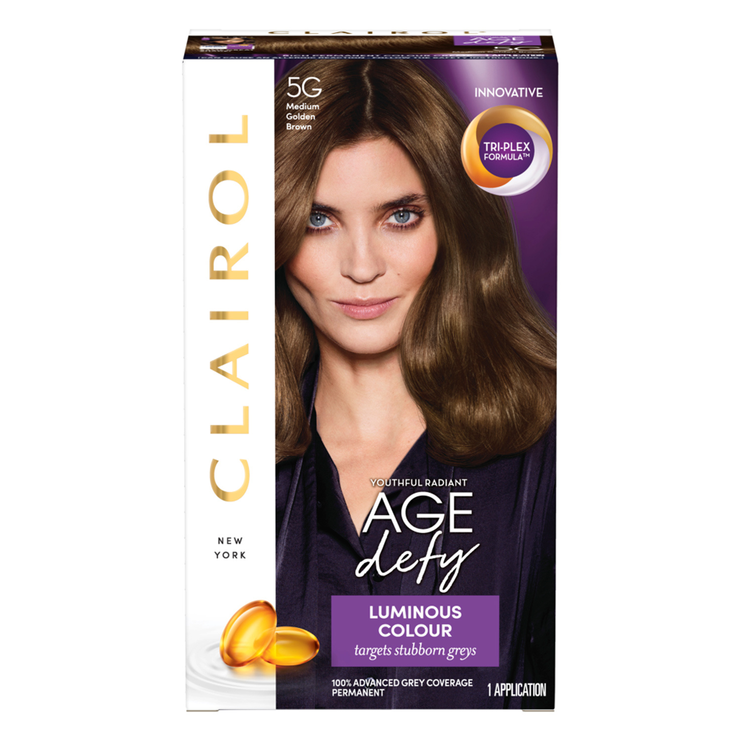 Click to view product details and reviews for Clairol Age Defy Hair Dye 5g Medium Golden Brown.