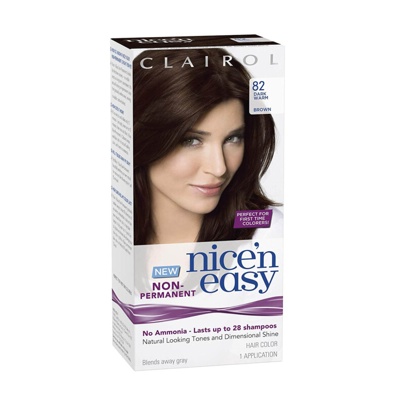 Buy Clairol Nice 'n Easy No Ammonia Hair Dye Dark Warm Brown 82 1 Kit Buy Clairol Nice 'n Easy No Ammonia Hair Dye Dark Warm Brown 82 1 Kit