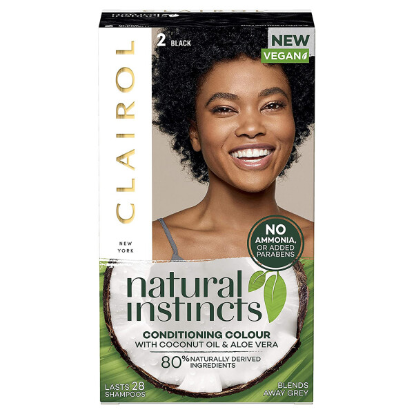Clairol Natural Instincts Hair Dye, 2 Black