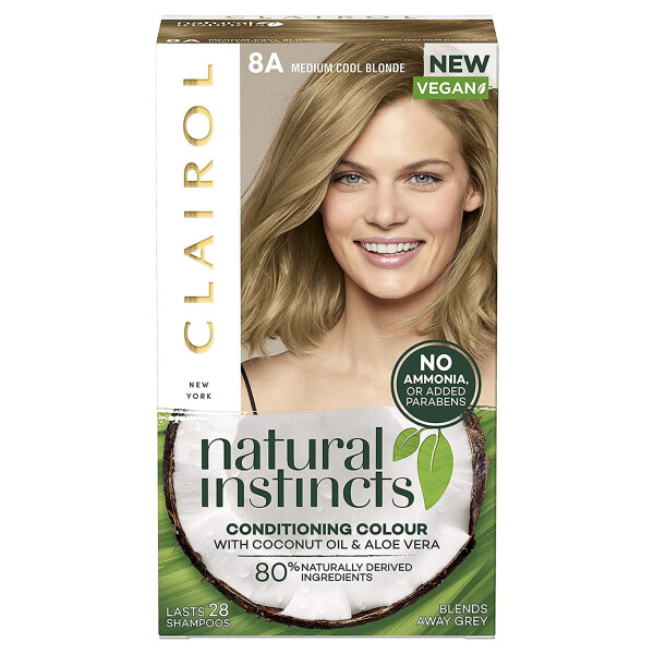 Clairol Natural Instincts Hair Dye 8A Medium Cool Blonde
