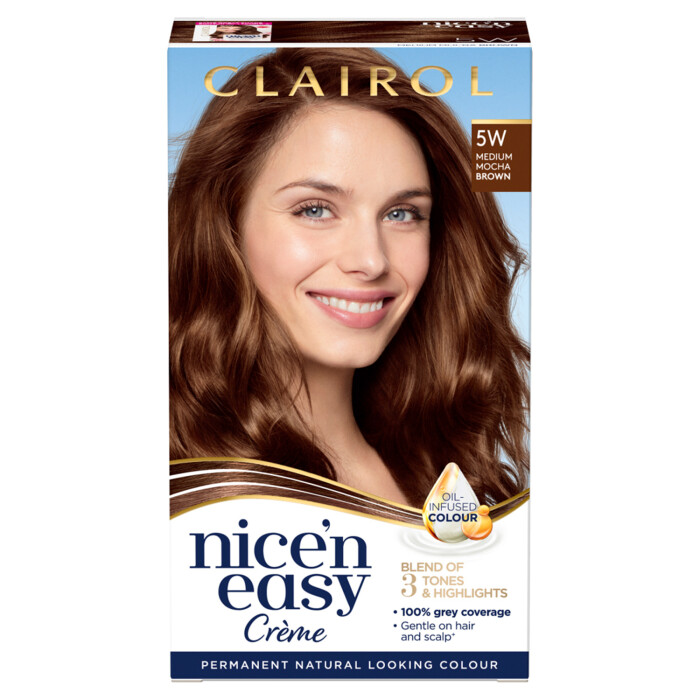 Clairol Nice'n Easy Creme Hair Dye 5W Medium Mocha Brown