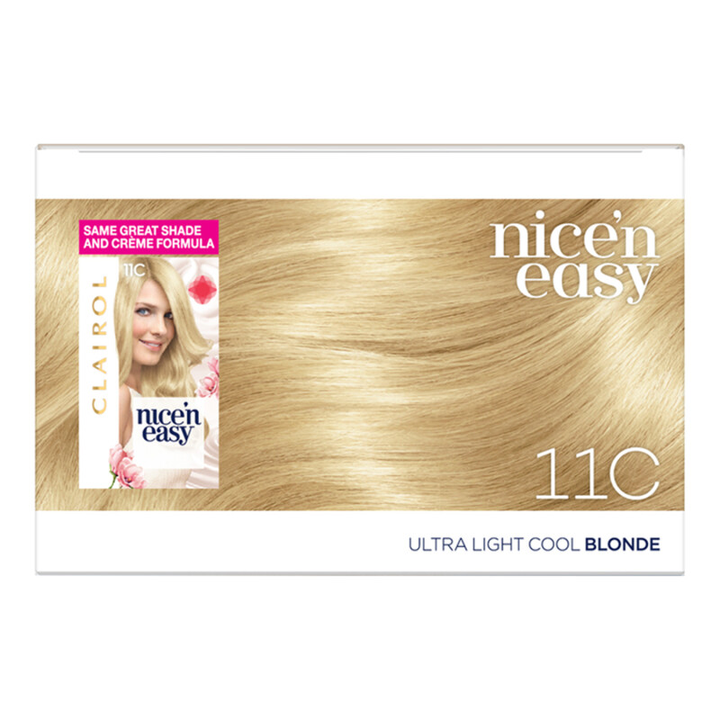 Clairol Nicen Easy Creme Hair Dye 11C Ultra Light Cool Blonde