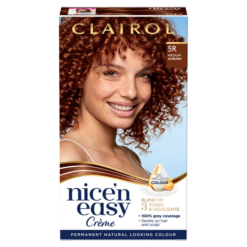 Clairol Nicen Easy Hair Dye, 5R Medium Auburn
