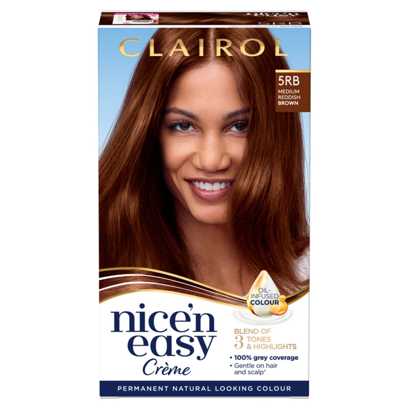 Clairol Nicen Easy Hair Dye, 5RB Medium Reddish Brown