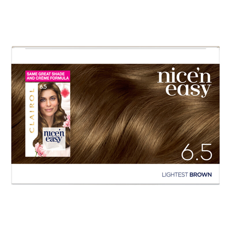 Clairol Nicen Easy Creme Hair Dye 6.5 Lightest Brown
