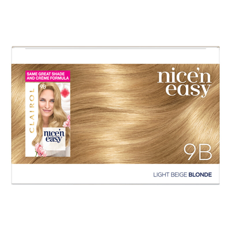 Clairol Nicen Easy Hair Dye, 9B Beige Blonde