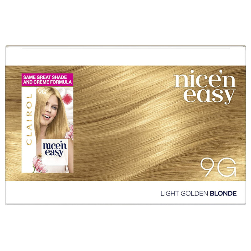 Clairol Nicen Easy Creme Hair Dye 9G Light Golden Blonde