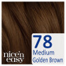 Clairol Nicen Easy No Ammonia Hair Dye 78 Medium Golden Brown
