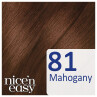 Clairol Nicen Easy No Ammonia Hair Dye, 81 Mahogany