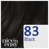 Clairol Nicen Easy No Ammonia Hair Dye 83 Black