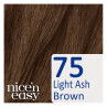 Clairol Nicen Easy No Ammonia Hair Dye 75 Light Ash Brown