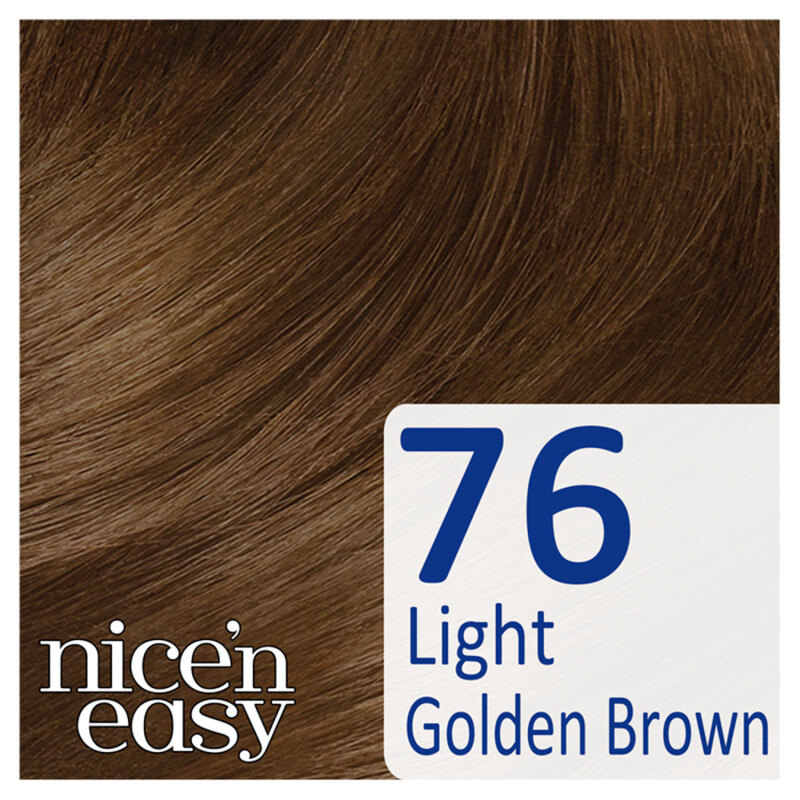 Clairol Nicen Easy No Ammonia Hair Dye 76 Light Golden Brown