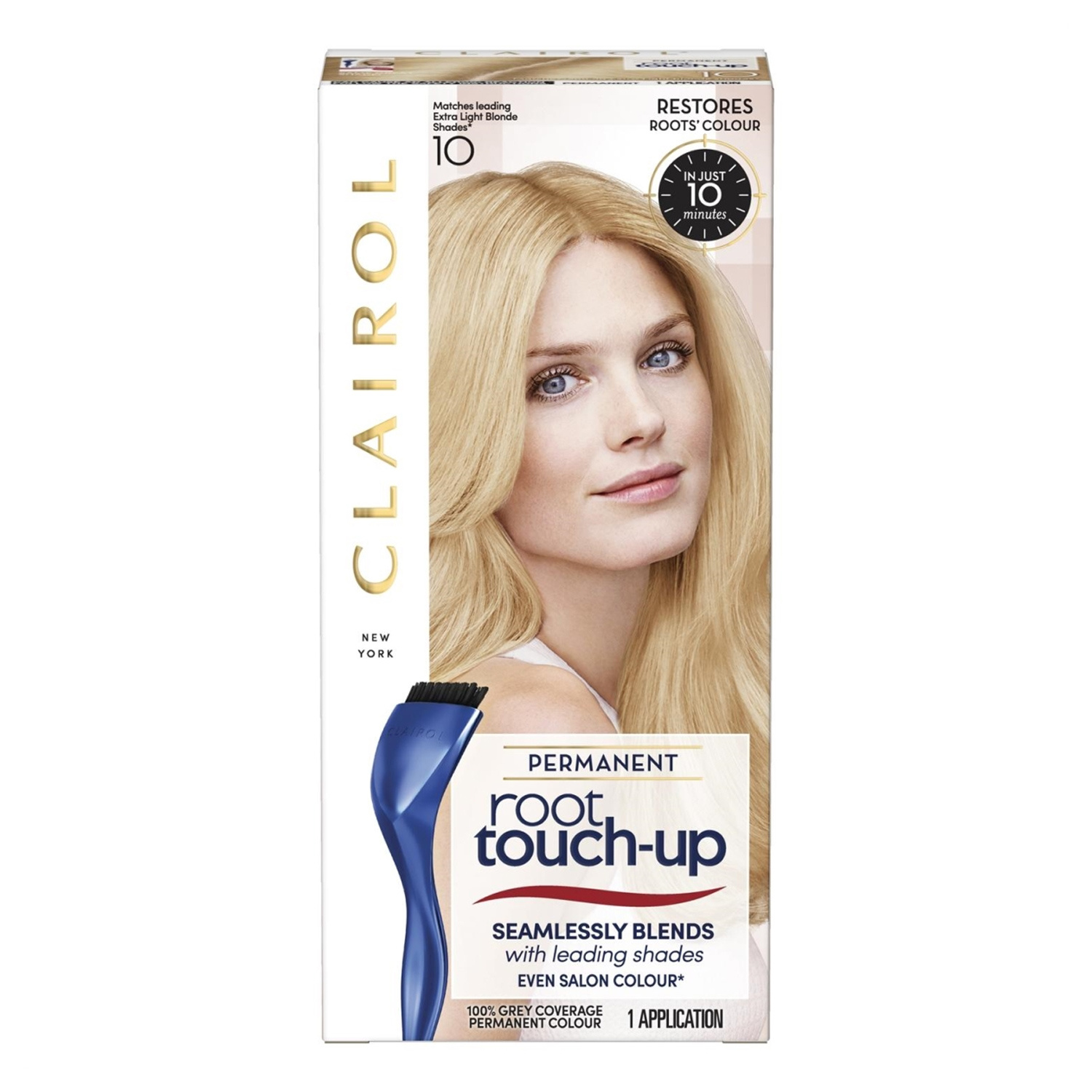 Clairol nice’n easy root Touch-up.