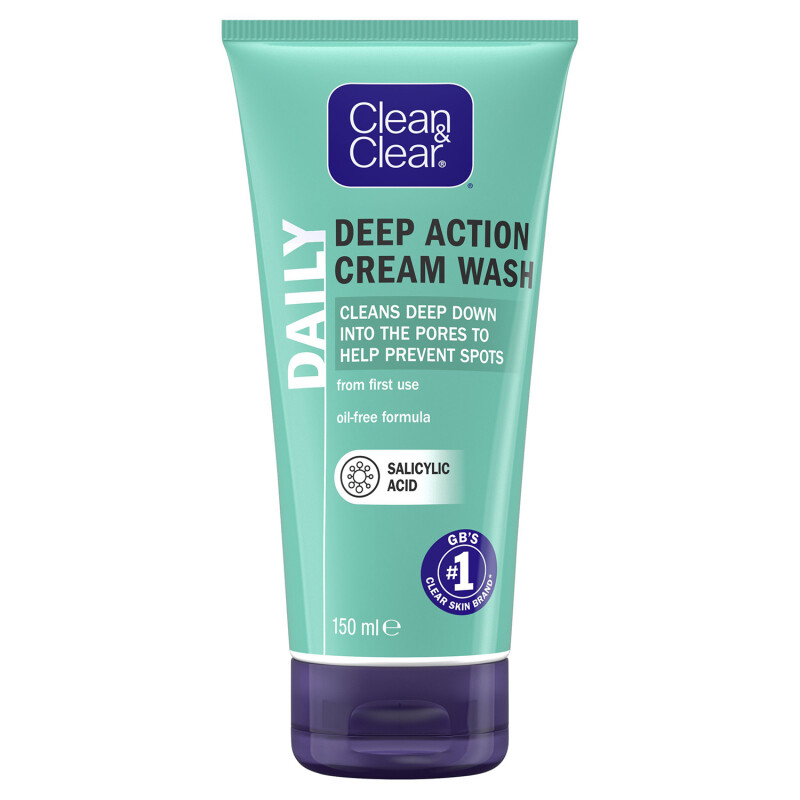 Clean & Clear Deep Action Cream Wash
