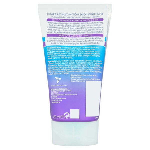 Clearasil Multi Action 5 In 1 Exfoliating Face Scrub