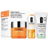 Clinique Superdefense Set: Spf25 Gel + Daily Booster +Cleansing/Exfoliating Jell