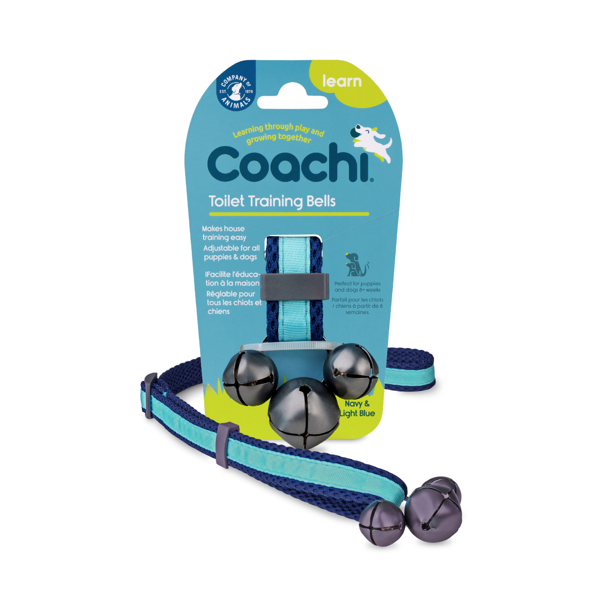 Coachi Puppy & Mini Toilet Bells Teal & Mint