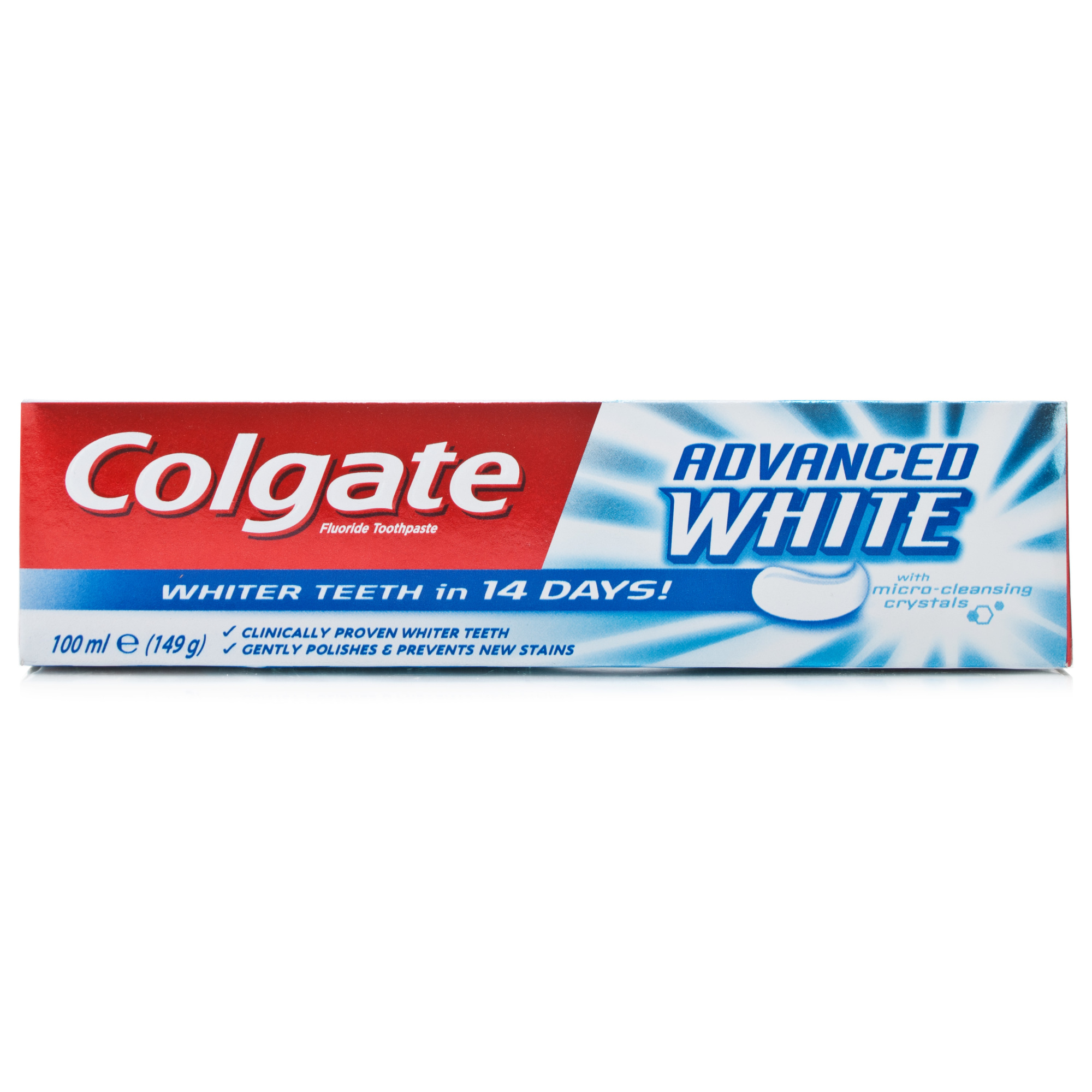Colgate Total Whitening Toothpaste Color - Colgate Peroxide Whitening ...