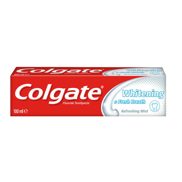 Colgate Whitening & Fresh Breath Toothpaste Refreshing Mint