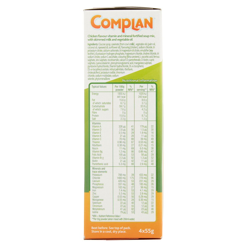 Complan Chicken Nutritional Drink Sachet 4x55g
