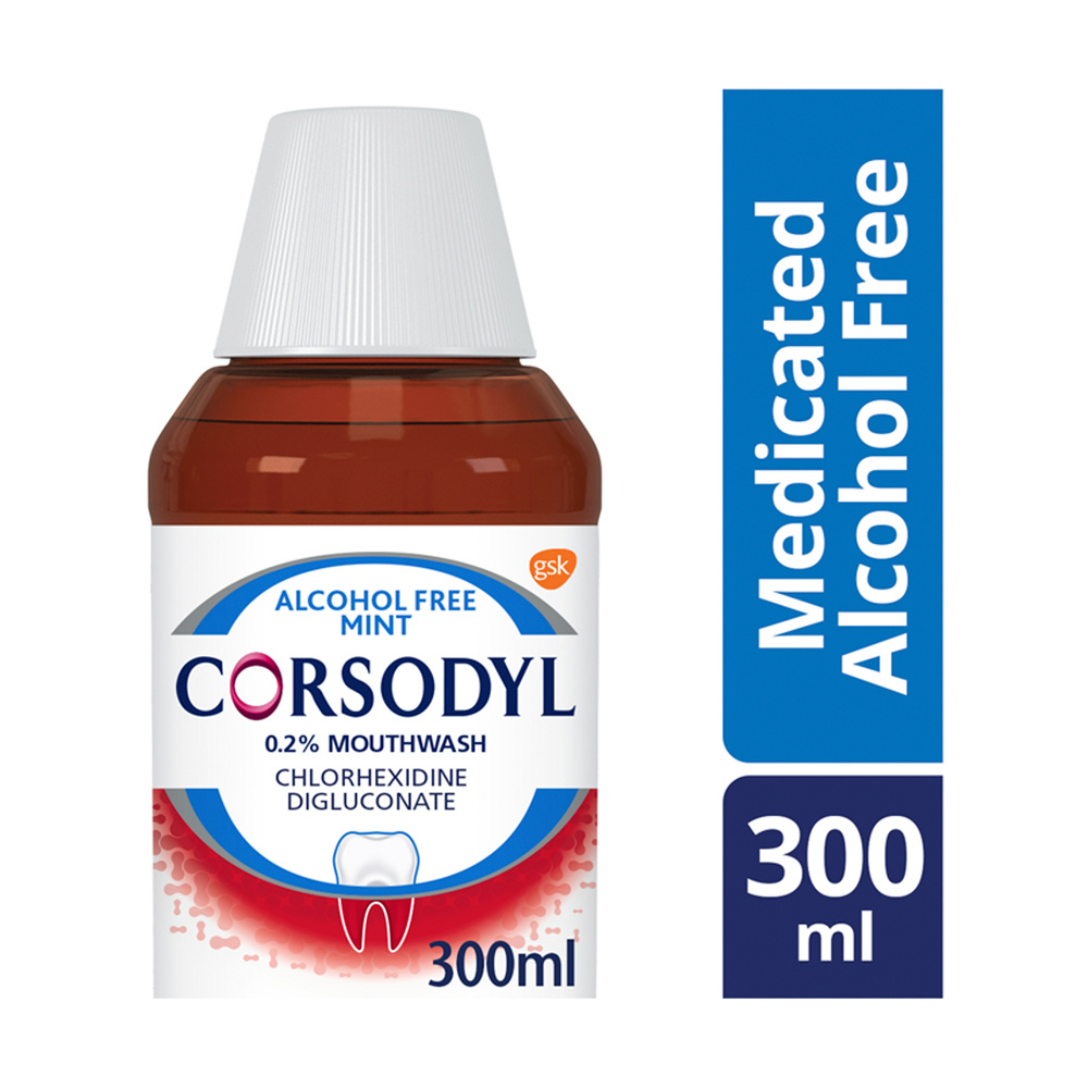 Corsodyl 0.2% Gum Problem Alcohol Free Mint Mouthwash Review