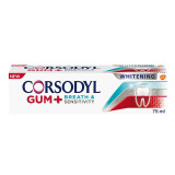 Corsodyl Gum+ Breath & Sensitivity Toothpaste Whitening