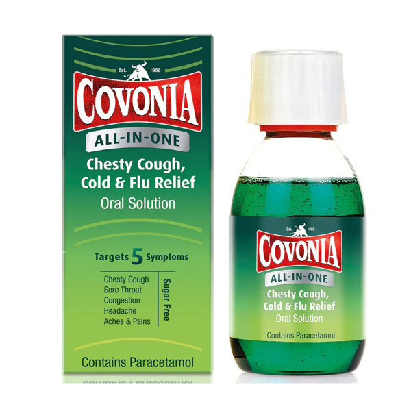 Covonia All-In-One Chesty Cough, Cold & Flu Relief