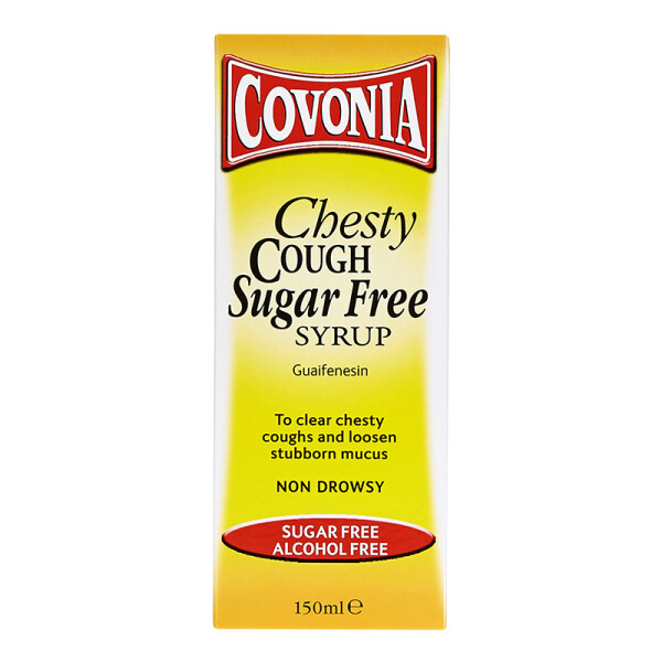 Buy Covonia Chesty Cough Sugar Free Syrup | Chemist Direct