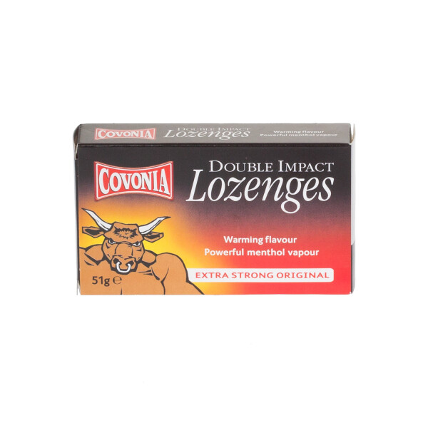 Covonia Double Impact Cough Lozenges Extra Strong Original